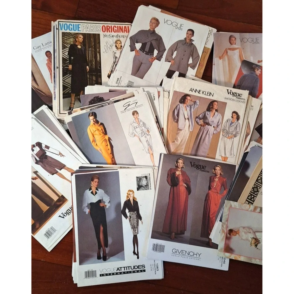 160 Vogue Pattern Sleeves Covers ONLY - NO PATTERNS (used for sales) SLEEVE ONLY